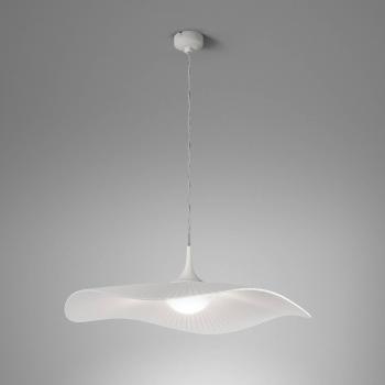Nordic Breeze LED Pendant – 52 cm – White – Durable Plastic