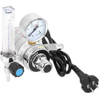 Réducteur CO₂ Pression Soudage 36 V/220 V – Jauge Acier Inoxydable