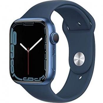 Apple Watch Series 7 45mm Aluminio Azul con Correa Deportiva Azul