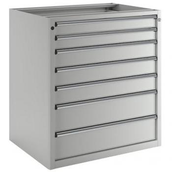 Cassettiera ANKE grigio chiaro, 910 mm, senza piano