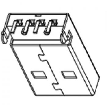 Spina Molex Micro USB 90°