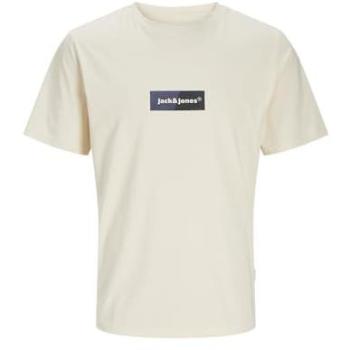 T-shirt Jack & Jones Écru Imprimé