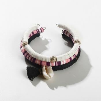 Set de 3 Pulseras de Heishi para Hombre y Mujer