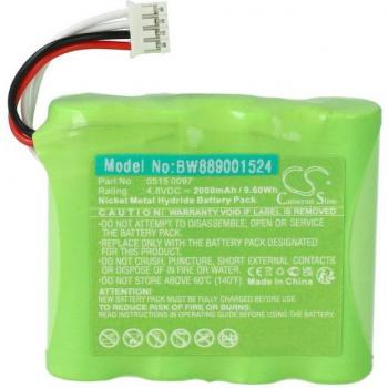 Dual‑Mode Testo Control Battery (VH-BW) – 2 kWh, 4.8 V NiMH