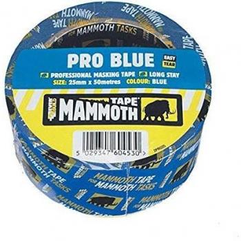 Everbuild EVB2PRO25 Pro Blue Masking Tape, 25 mm x 33 m