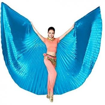 Leemiman Women Angle Isis Wings Belly Dance Costume