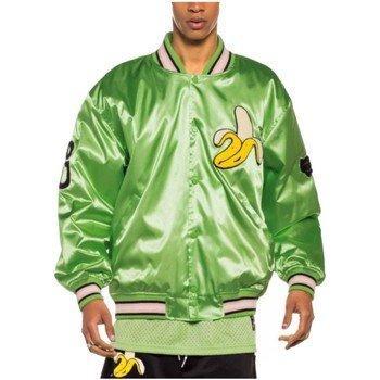 Jungle Punch Giacca Bomber Verde Satin S