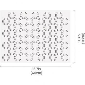 Perforierte Silikon Backunterlage