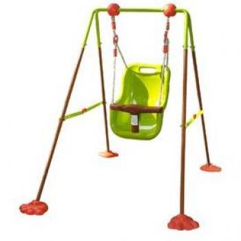 Columpio de metal para bebé Soulet Verde