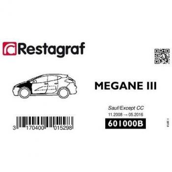 RESTAGRAF 601000B Ensemble de clips de carrosserie