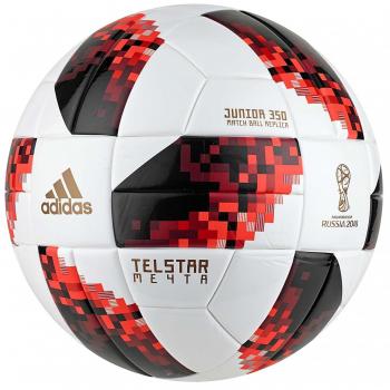 Adidas Herren World Cup Knock Out J350 Fussball – White/Solar Red/Black – 4