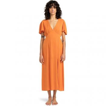 Billabong Jet Set Sommerkleid Damen M Regular Fit Orange