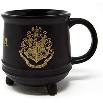 Harry Potter Hogwarts‑Kreuz‑Cafébecher – 511 ml, Schwarz