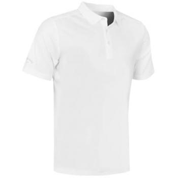 Callaway Golf Herren Poloshirt Tournament, glänzend weiß, 4XL