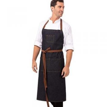 Chef Works Indigo Bib Apron