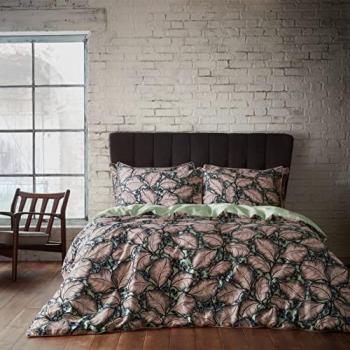 Ew By Edinburgh Weavers Magali Leaf Cotton Sateen Duvet Cover Set