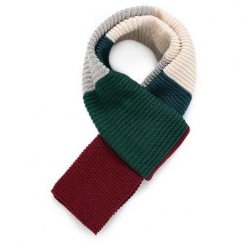 Bufanda Gruesa de Hombre CHAOXIAN Estilo Coreano Caddice Puntadas 35 * 185cm