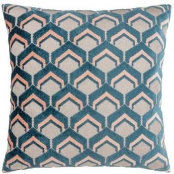 Coussin décoratif Jacquard Ledbury 45x45 cm noir Paoletti