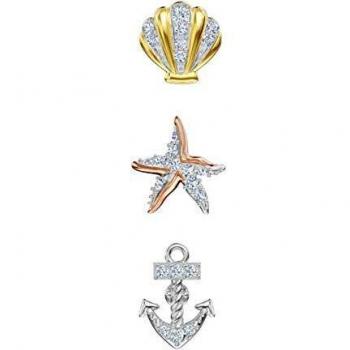 Swarovski Metalleffekt Ozean Ohrringe