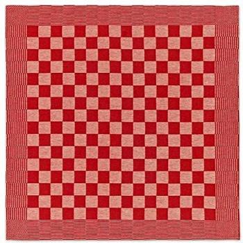 Lot de 6 torchons barbecue rouge (coton)