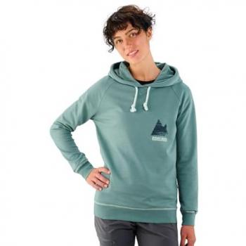Edelrid Tecu Mineral Blue Women’s Sweatshirt with Hood