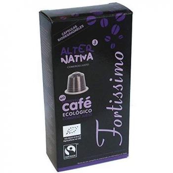 Cápsulas de Café Fortissimo Bio Alternativa, 10 uds 5 g
