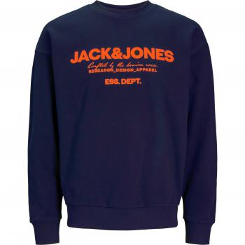 Jack & Jones Sweatshirt JJGALE SWEAT O-NECK Herren, XS, Sky Captain Weiß