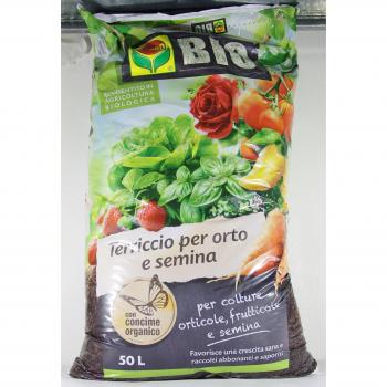 COMPO BIO Terra per Orto e Semina, sacco 50 litri