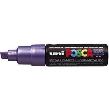 Marqueur Uni-Ball POSCA PC8K 8mm Violet Métal