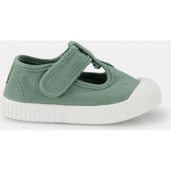 Ballerines toile teintée drec® bébé Victoria 1915 Vert 27
