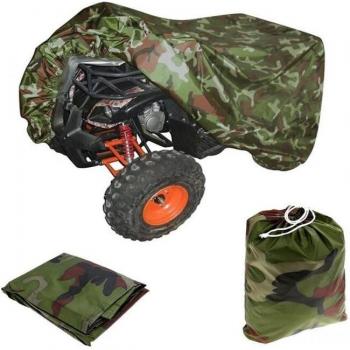 Housse robuste 210×120×115 cm avec protection UV et résistance à la pluie – idéale pour ATV, moto, quad et vélo électrique