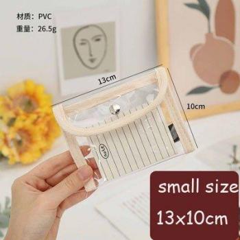 Transparent Winding Makeup Bag