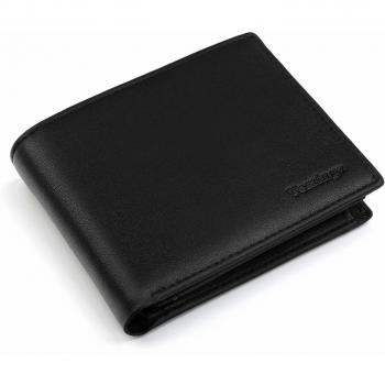 Vemingo Money Clip Wallet with Coin Pocket & ID Window