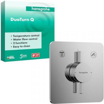 Miscelatore Hansgrohe DuoTurn Q, ad incasso, per 2 utenze, cromo
