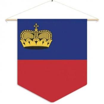 Liechtenstein National Flag – 30x45cm, Polyester Fabric, Full Print, Accessory Bundle