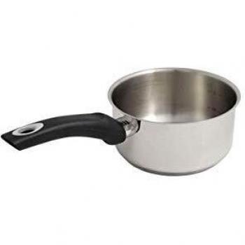 Casserole inox Finlandek 16 cm induction sans téflon