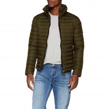 Superdry Double Zip Fuji, Veste de Sport Homme, Vert, M