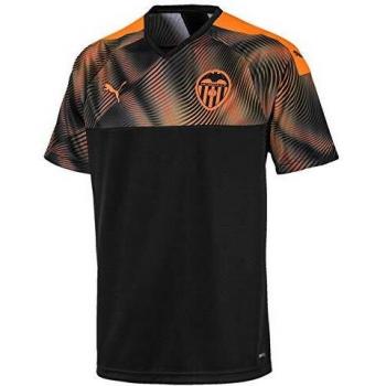 Puma Valencia CF Saison 2020/21 – T-Shirt Réplique Maillot Extérieur Unisexe Adulte XS Noir/Orange