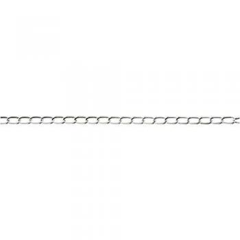 Jaseron 6 mm plaqué argent 5 m