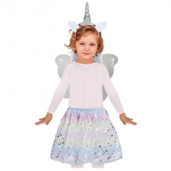 Accesorios de Unicornio Infantil: Diadema, Alas y Tutú