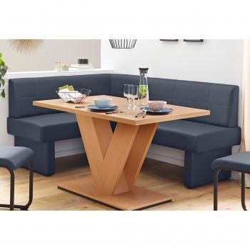 Home affaire Eckbank Blau 182x89x142 cm