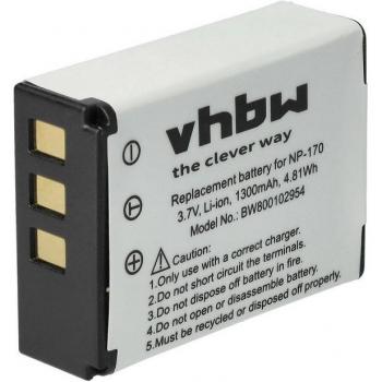 Li-Ion Akku 1300 mAh für Ordro HDV-D370, HDV-D325