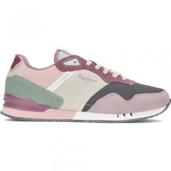 Bleached Pink Womens Trainers – Pepe Jeans UK