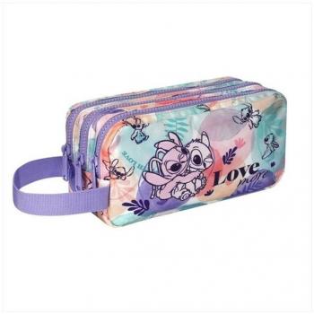 CoolPack Estuche Pastel con 3 Cremallera