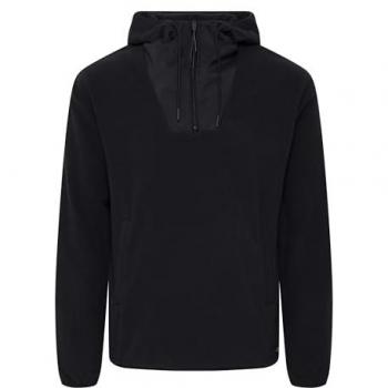 Kapuzensweatshirt BLEND Herren‑M – schwarz, unifarben, sportlich