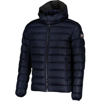 Colmar Blue Down Jacket for Men, 4XL, Sporty Style with Detachable Hood
