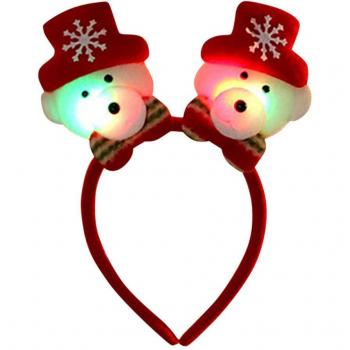 Diadema Reno Luminoso para Niños y Adultos