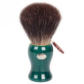 Pennello Omega 6218 Black Badger per Schiuma e Gel da Barba Estandar