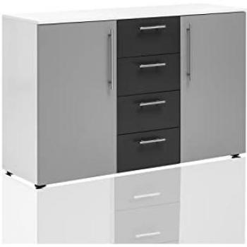 Lari 4-Schubkästen-Kommode mit stilvollen Metallgriffen