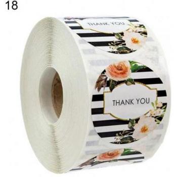 500Pcs Wedding Thank You Decals
